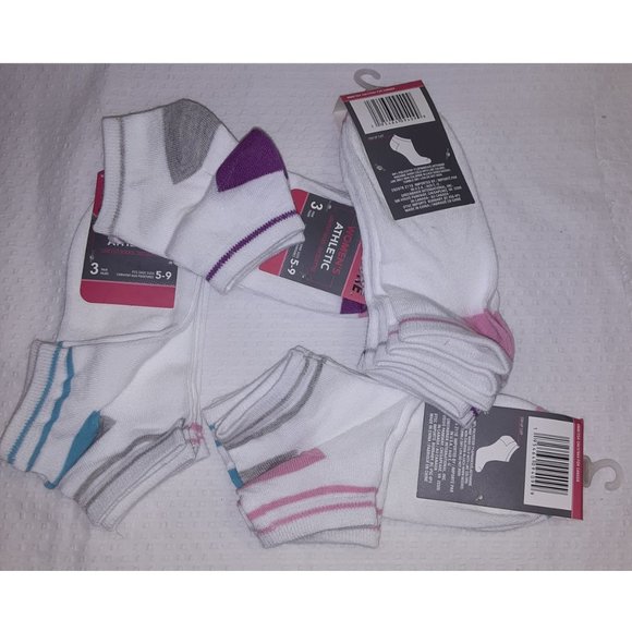 Low Cut Ankle Socks 6 Pairs Multi Color No Show socks - Picture 3 of 3